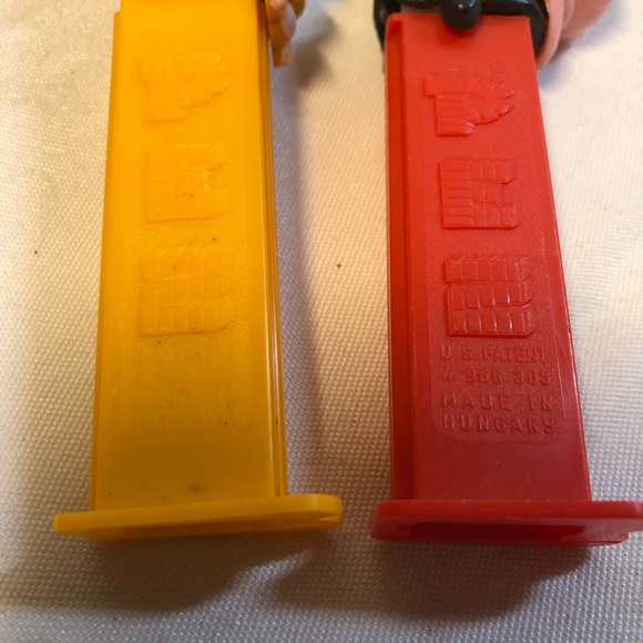 Lot Of 7 Vintage Pez Dispensers Pebbles Fozzie Pink Panther Bunnies - Picture 7 of 11